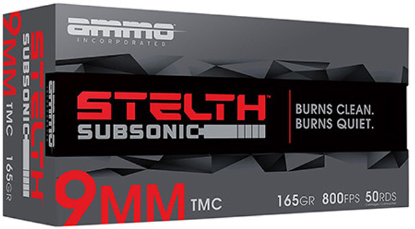 AMMO INC STELTH 9MM 165GR TMC 9165TMC-STL-818778022199