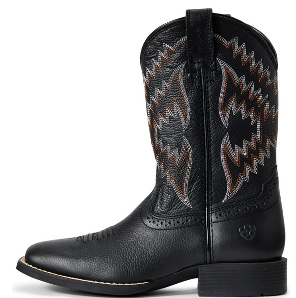 10029627 8 M YTH Tycoon Western Boot BEAR BLACK -2-192904083422