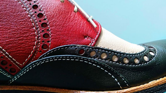 Leather Wingtip Chukka Boots
