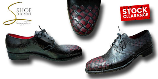 Leather Braided Men's Derby