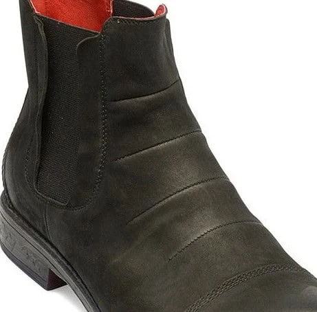 Black Nubuck Men's Chelsea Boots