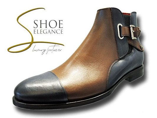 Men's Zip-Up High Ankle Boots aka The Maverick Slip-on Chelsea Boots