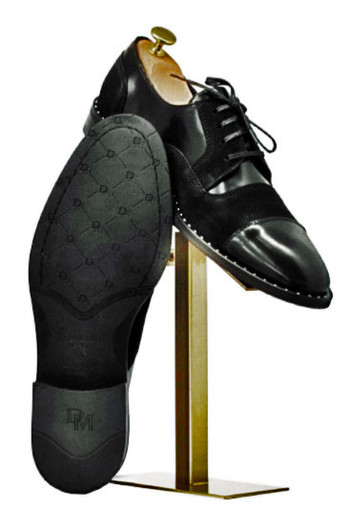 Leather & Velour Classic Men's Derby