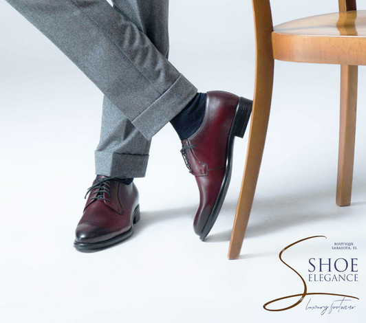 Handmade Goodyear Welted Leather Men's Derby