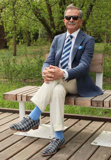 Handmade Goodyear Welted Premium Natural Braided Leather Men's Oxfords G015