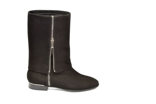 Velour Leather Women's  Ankle Boots 1629