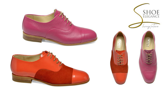 Natural Leather Women's Oxfords