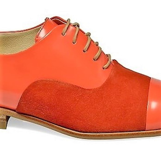 Natural Leather Women's Oxfords