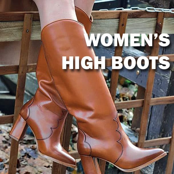 women's high boots, elegant women's high boots