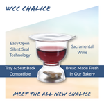 World Communion Chalice Sacramental Wine and Bread - 200 units - Ships Free