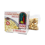 Christian Wolf Unleavened Gluten Free Bread for Communion (500 Pieces) Case of 48
