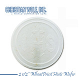 2-1/2" Whole Wheat Priest Hosts Wafers  - Ships Free