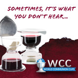 World Communion Chalice Concord Grape Juice and Bread - 100 units - Ships Free