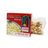 Christian Wolf Unleavened Bread for Communion 200 pieces Case of 24