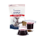 BAGGED Simply Cup - Juice/Gluten-free Bread - (25 Units)
