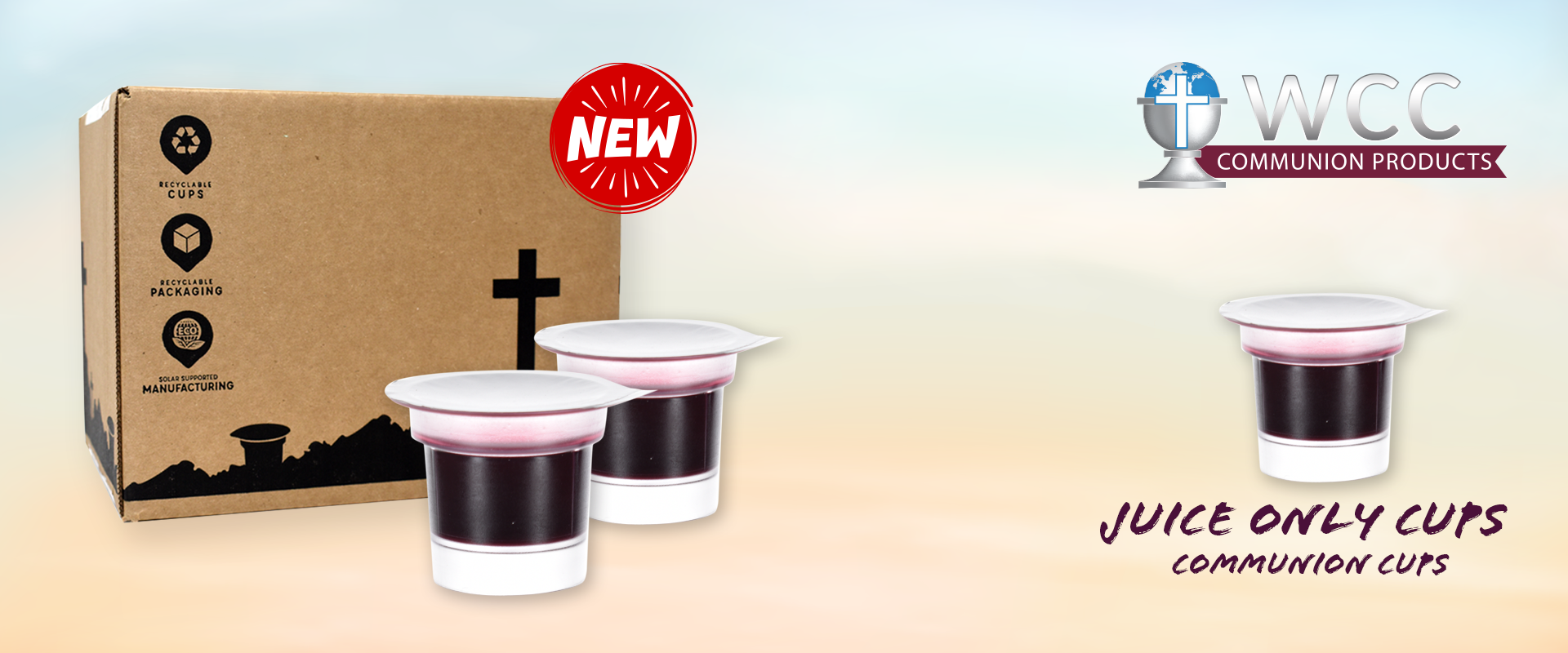WCC Products Communion Cups Communion Cups and Wafers Prepackaged
