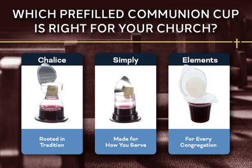 Chalice vs. Simply vs. Elements: Which Prefilled Communion Cup Is Right for Your Church? 