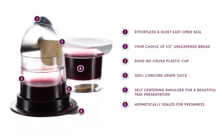 BAGGED Simply Cup - Juice/Gluten-free Bread - (25 Units)