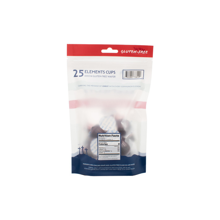 Elements Gluten-Free 25 Count Bag Back