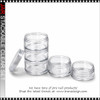 5 Stackable Clear Jar Set