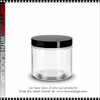JAR Clear PET with Black Cap 2oz.