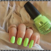 CHINA GLAZE POLISH - Grass Is Lime Greener*