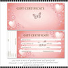 GIFT CERTIFICATE Pink "beHappy" 50/Book 