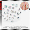 RHINESTONE CRYSTAL AB Cone Back Assorted Design 22/Pack *