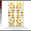 NAIL STICKER Abstraction, Gold Cow Print #SP215