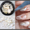 SEASHELL NAIL CHARM Pearl White Jar