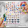 NAIL STICKER Animal, Butterfly #ZY-039