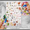 NAIL STICKER Spring, Assorted Flower #ZY-057