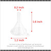 FUNNEL Mini, Clear 1.2" Diameter 5/Pack