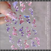 NAIL STICKER 3D Abstraction, Hologram Ribbons #Z-D4351