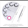 FelinWel - Makeup Mixing Palette, Stainless Steel Make-up Palette Ble