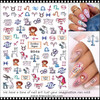 NAIL STICKER Zodiac, 12 Zodiac Signs #B046