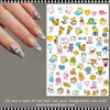 NAIL STICKER Cartoon, Happy Story #DD-135