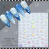 NAIL STICKER Face, Smile Face Hologram #JO-1586