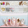 SEA SHELL Nail Decoration Assorted 12 compartments