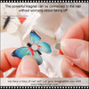 NAIL CHARM Assorted Butterfly Removable Magnetic #1