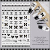 NAIL STICKER Brands Name, Ribbons, Assorted #DH-445