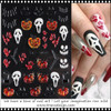 NAIL STICKER 3D  Halloween, Pumpkin & Assorted #STZ-5D60