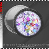 NAIL CHARM RESIN Assorted bEAD Jar #EA-07 *