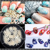 NAIL ART Glitter Snow Flake Mixed SP57-02