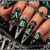NAIL STICKER – LUMINOUS ALPHABET #XF-3359-YG