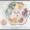 NAIL CHARM RESIN Assorted Cartoons 21/Case SP0313-14