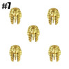 NAIL CHARM ALLOY Gold Egyptian Style 8/Wheel