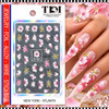 5D NAIL STICKER – BI-COLOR ALSTROEMERIA FLOWERS #MO-10