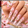 5D NAIL STICKER – BI-COLOR ALSTROEMERIA FLOWERS #MO-10