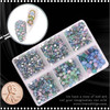 RHINESTONE CRYSTAL Mix Opal, Assorted Size 1440pcs/Case #LZ04